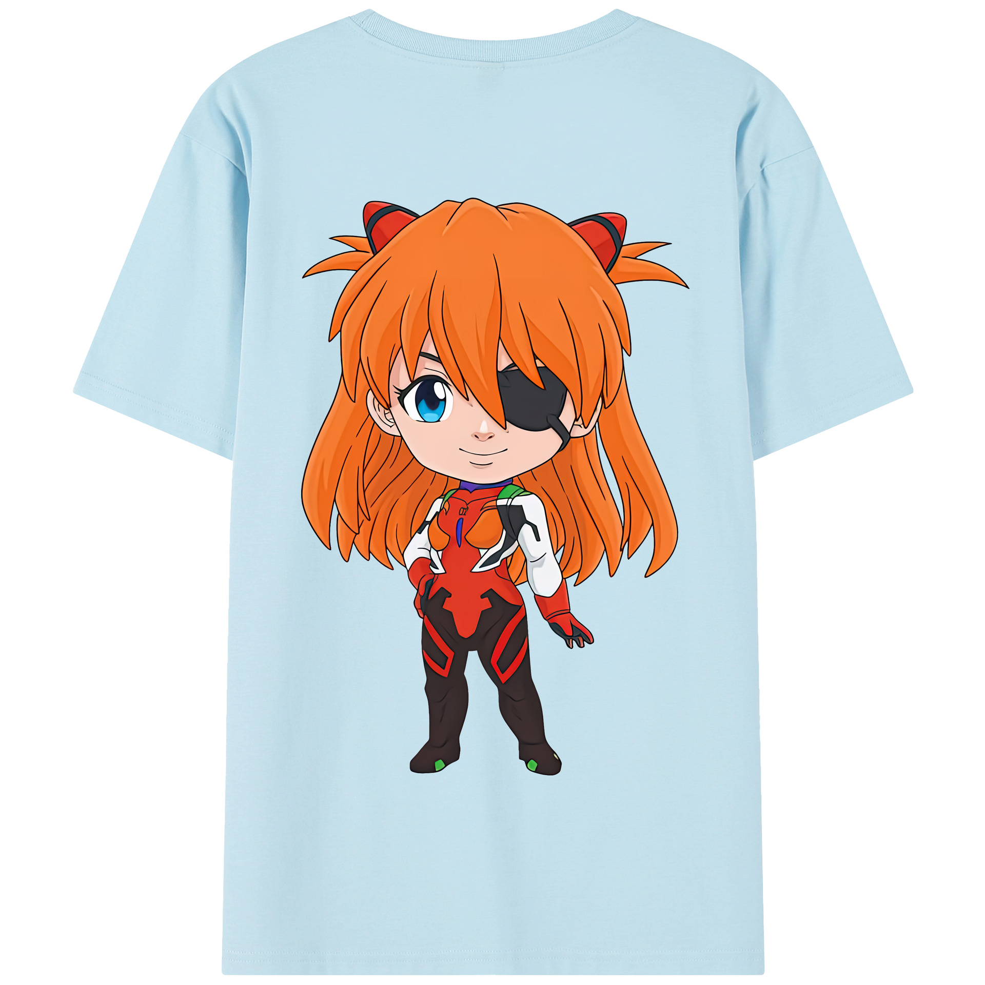 （画像用） EVA 新世紀エヴァンゲリオン 綿100％半袖Tシャツ（背面プリント）